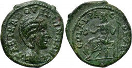 THRACE. Deultum. Tranquillina (Augusta, 241-244). Ae.