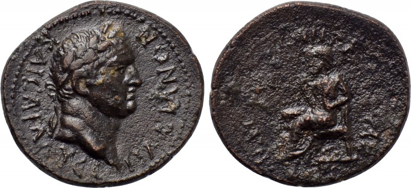 ASIA MINOR. Uncertain (possibly Amorium?). Vespasian (69-79). Ae. 

Obv: KAICA...