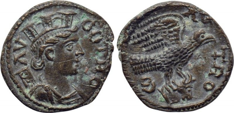 TROAS. Alexandria. Pseudo-autonomous. Time of Gallienus (260-268). Ae As. 

Ob...
