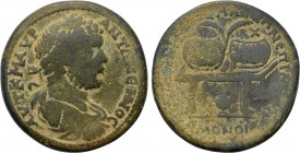 LYDIA. Philadelphia. Caracalla (198-217). Medallion. Homonoia with Laodicea ad Lycum in Phrygia.