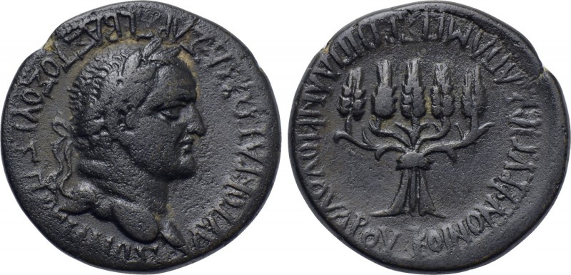 PHRYGIA. Apamea. Vespasian (69-79). Ae. Plancius Varus, proconsul of Bithynia an...