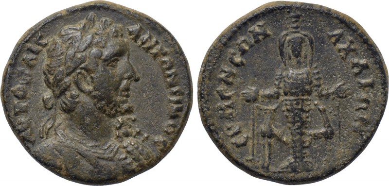 PHRYGIA. Eumenea. Antoninus Pius (138-161). Ae. 

Obv: ΑVΤΟ ΚΑΙС ΑΝΤΩΝЄΙΝΟС. ...