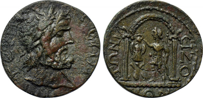 PISIDIA. Termessus Major. Pseudo-autonomous (3rd century). Ae. 

Obv: TЄPMHCCЄ...
