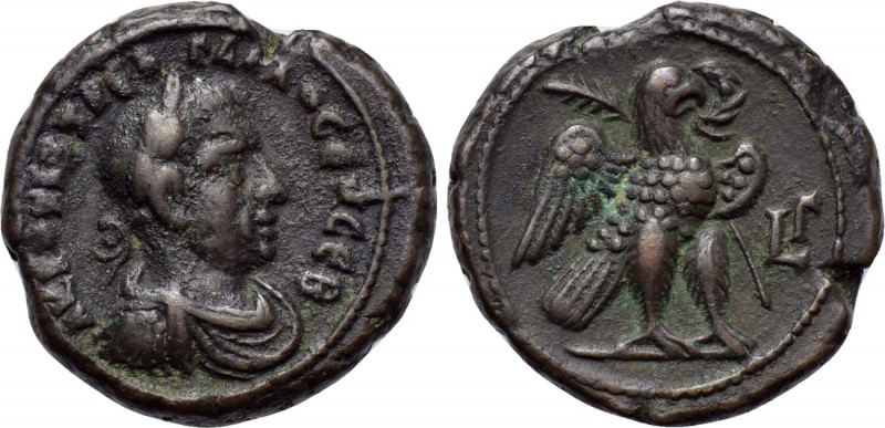 EGYPT. Alexandria. Trebonianus Gallus (251-253). BI Tetradrachm. Dated RY 3 (252...