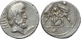 L. TITURIUS L. F. SABINUS. Denarius (89 BC). Rome.
