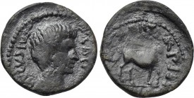 AUGUSTUS (27 BC-14 AD). Denarius. Rome. P. Petronius Turpilianus, moneyer.