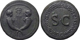 TIBERIUS & GERMANICUS GEMELLUS (19-37/8 and 19-23/4). Sestertius. Rome. Struck under TIBERIUS (14-37).