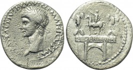 NERO CLAUDIUS DRUSUS (Died 9 BC). Denarius. Rome. Struck under Claudius (41-54).
