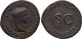 GERMANICUS (Died 19). As. Rome. Struck under CLAUDIUS (41-54).