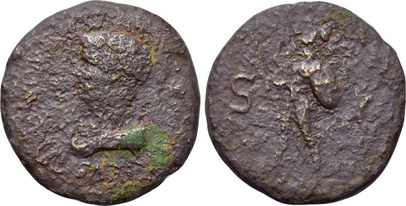 BRITANNICUS (41-55). Sestertius. Uncertain Balkan or Thracian mint. Struck under...