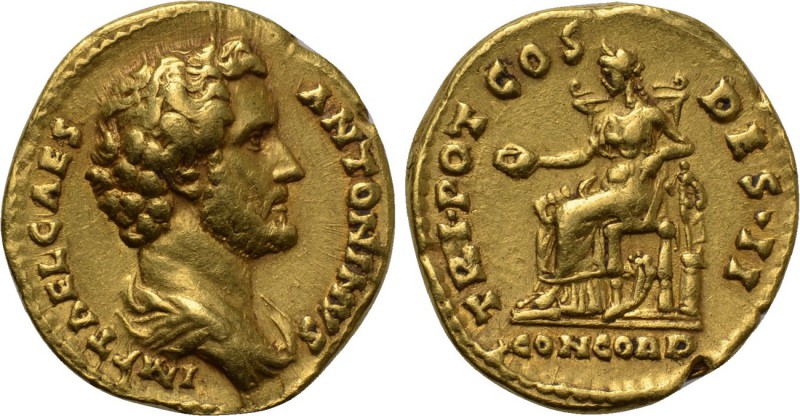 ANTONINUS PIUS (Caesar, 138). GOLD Aureus. 

Obv: IMP T AEL CAES ANTONINVS. 
...
