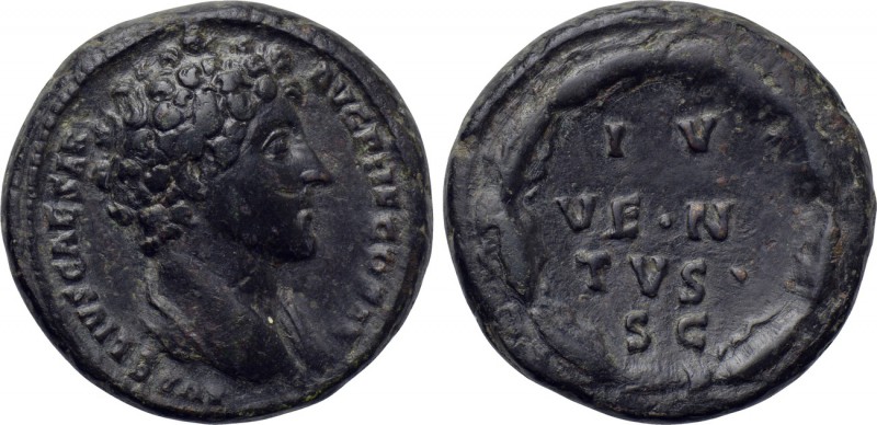 MARCUS AURELIUS (Caesar, 139-161). As. Rome. 

Obv: AVRELIVS CAESAR AVG PII F ...