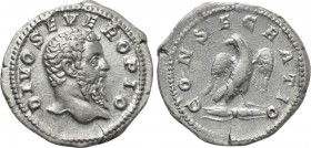 DIVUS SEPTIMIUS SEVERUS (Died 211). Denarius. Rome. Struck under CARACALLA (198-217).