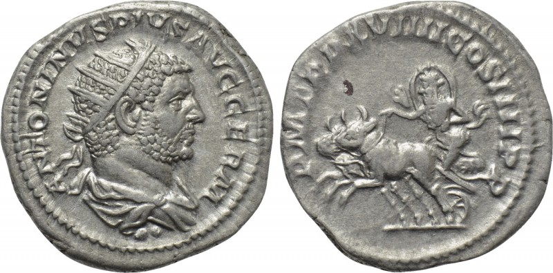 CARACALLA (198-217). Antoninianus. Rome. 

Obv: ANTONINVS PIVS AVG GERM. 
Lau...