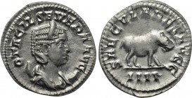 OTACILIA SEVERA (Augusta 244-249). Antoninianus. Rome.