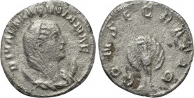 DIVA MARINIANA (Died before 253). Antoninianus. Rome.