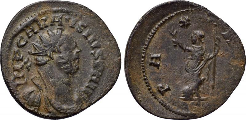 CARAUSIUS (286-293). Antoninianus. "C" mint. 

Obv: IMP CARAVSIVS P AV. 
Radi...
