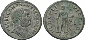 CONSTANTIUS I (Caesar, 293-305). Follis. Alexandria.