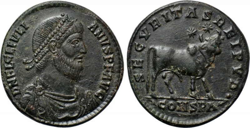 JULIAN II APOSTATA (361-363). Ae. Constantinople. 

Obv: D N FL CL IVLIANVS P ...