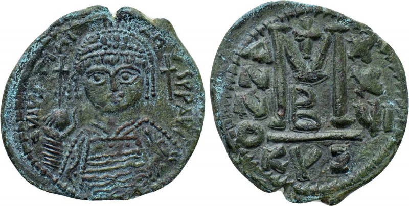 JUSTINIAN I (527-565) Follis. Cyzicus. Dated RY 26 (552/3). 

Obv: D И IVSTIИI...