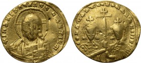 CONSTANTINE VII PORPHYROGENITUS and ROMANUS II (913-959). GOLD Solidus. Constantinople.