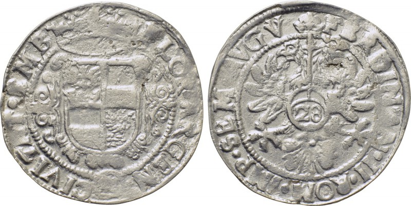 GERMANY. Emden. Ferdinand II (Holy Roman Emperor, 1624-1637). Gulden or 28 Stübe...