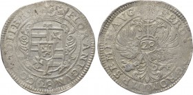 GERMANY. Oldenburg. Anton Günther, with Emperor Ferdinand III (Duke, 1603-1667). Gulden zu 28 Stüber. Jever.