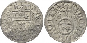 GERMANY. Schleswig-Holstein-Schauenburg. Adolf XIII, with Emperor Rudolf II (1581-1601). Groschen (1600). Altona.