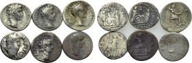 4 Coins of Augustus, Tiberius, Caligula and Nero.