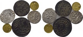 6 Medieval and Modern Coins.