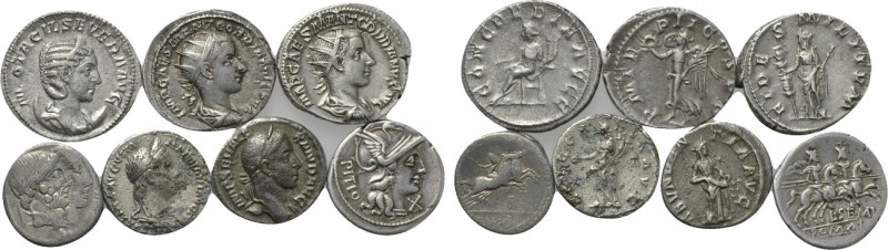7 Roman Coins. 

Obv: .
Rev: .

. 

Condition: See picture.

Weight: g....