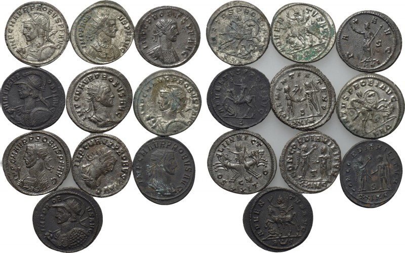 10 Antoniniani of Probus. 

Obv: .
Rev: .

. 

Condition: See picture.
...