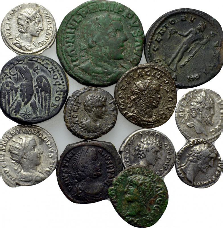 12 Ancient Coins. 

Obv: .
Rev: .

. 

Condition: See picture.

Weight:...
