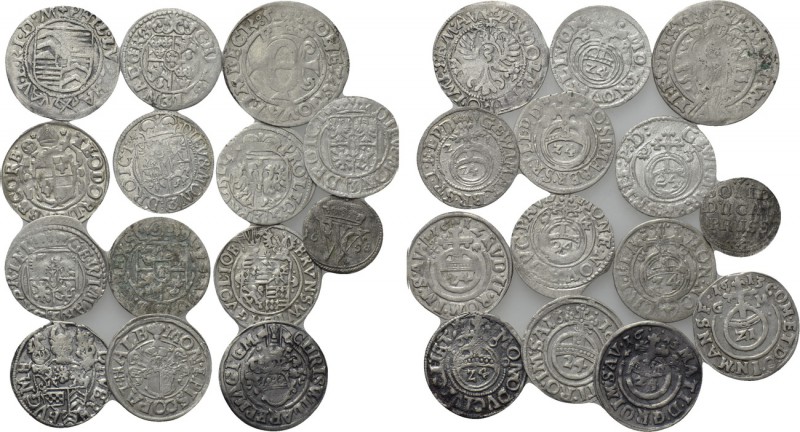 14 Modern Coins; Mostly German . 

Obv: .
Rev: .

. 

Condition: See pict...