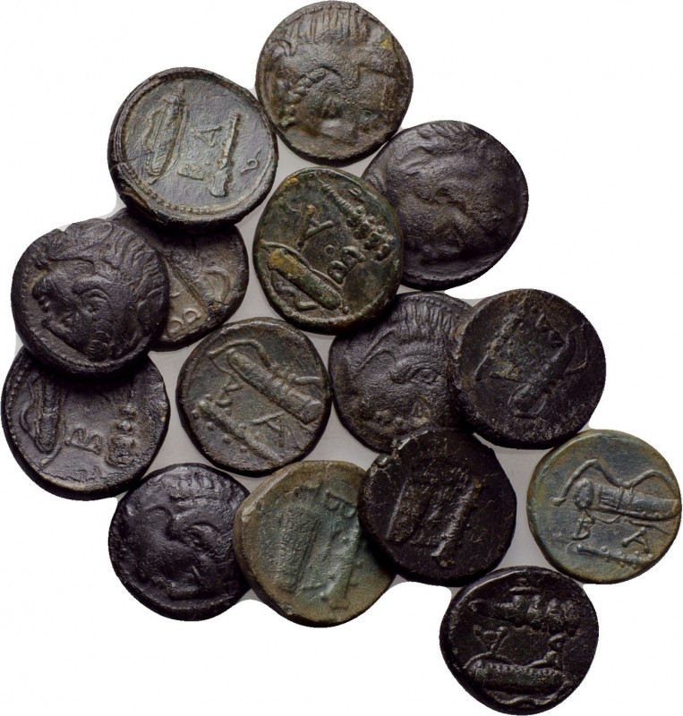 16 Bronze coins of Alexander III. 

Obv: .
Rev: .

. 

Condition: See pic...