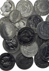 18 Austrian and Hungarian coins.