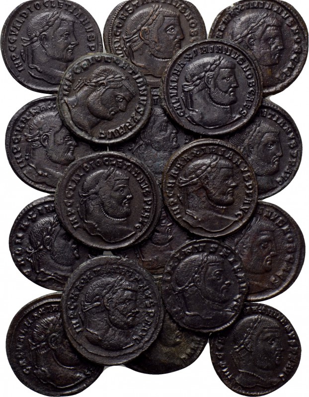 18 Folles of the Tetrarchy. 

Obv: .
Rev: .

. 

Condition: See picture....