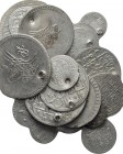 21 Ottoman coins; all holed.