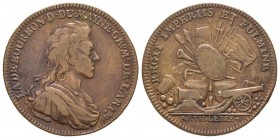 Jeton, ND, Artillerie, Louis-Auguste de Bourbon, Paris, Cuivre 5.09 g.
Ref : Feuardent 1006a, C. 758
TTB