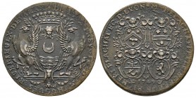 Jeton, 1749, Lyonnais, Lyon (ville de), Cuivre 9.14 g.
Ref : Feuardent 10642
TTB