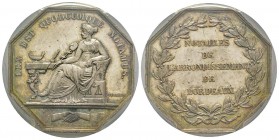 Louis Philippe 1830-1848
Jeton Octagonal, ND, Notaires de l'arrondissement de Bordeaux, AG 32 mm poinçon Main
Ref : Lerouge 59
PCGS AU53