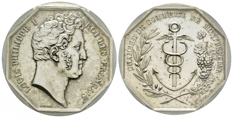 Jeton, 1830-1850, 15.98 gr, AG
Avers: LOUIS PHILIPPE I ROI DES FRANCAIS .
Revers...