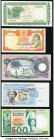 An African Quintet from Biafra, Guinea-Bissau, Madagascar, Sierra Leone, and Zambia. Crisp Uncirculated. 

HID09801242017