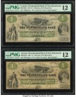 Canada Moncton, NB- Westmorland Bank of New Brunswick 1 Dollar 1.8.1961 Ch.# 800-12-02a PMG Fine 12. 

HID09801242017