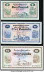 Northern Ireland Northern Bank Limited 1 Pound 1970 Pick 187a; 5 Pounds 1976 Pick 188b; 10 Pounds 1982 Pick 189d Choice Crisp Uncirculated. 

HID09801...