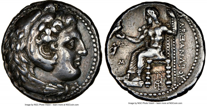 MACEDONIAN KINGDOM. Alexander III the Great (336-323 BC). AR tetradrachm (26mm, ...