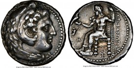 MACEDONIAN KINGDOM. Alexander III the Great (336-323 BC). AR tetradrachm (26mm, 8h). NGC Choice VF. Late lifetime or early posthumous issue of Babylon...