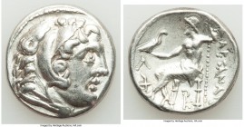 MACEDONIAN KINGDOM. Alexander III the Great (336-323 BC). AR tetradrachm (27mm, 17.03 gm, 9h). Choice VF. Imitative (?) posthumous issue of Amphipolis...