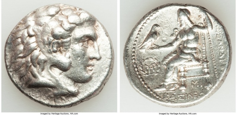 MACEDONIAN KINGDOM. Alexander III the Great (336-323 BC). AR tetradrachm (27mm, ...
