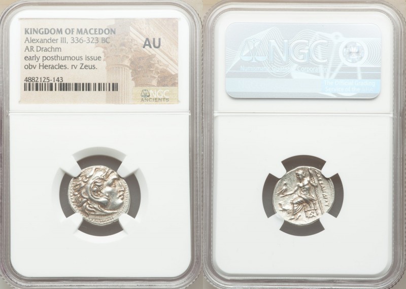 MACEDONIAN KINGDOM. Alexander III the Great (336-323 BC). AR drachm (19mm, 10h)....